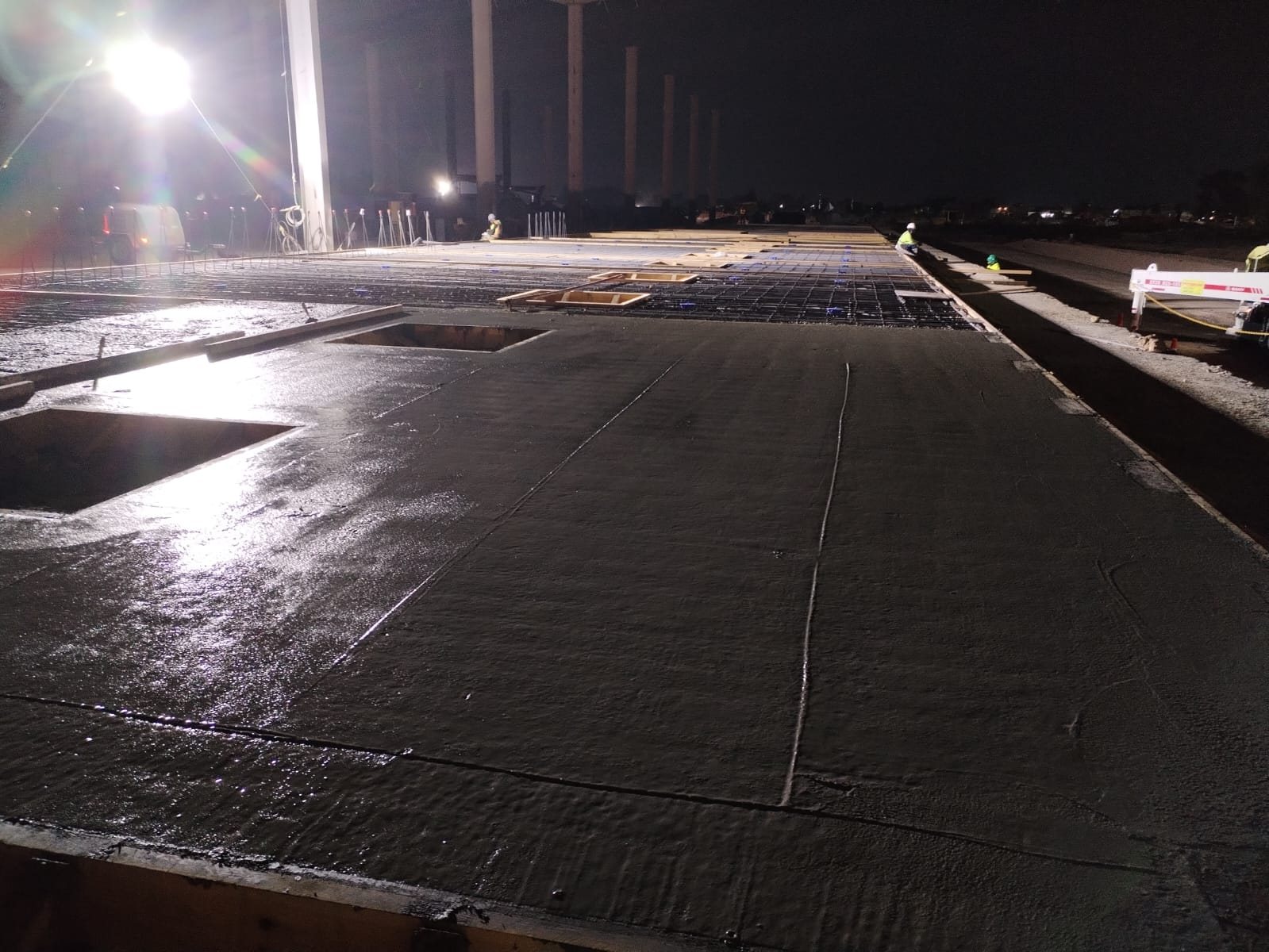 Losa terminada nocturna