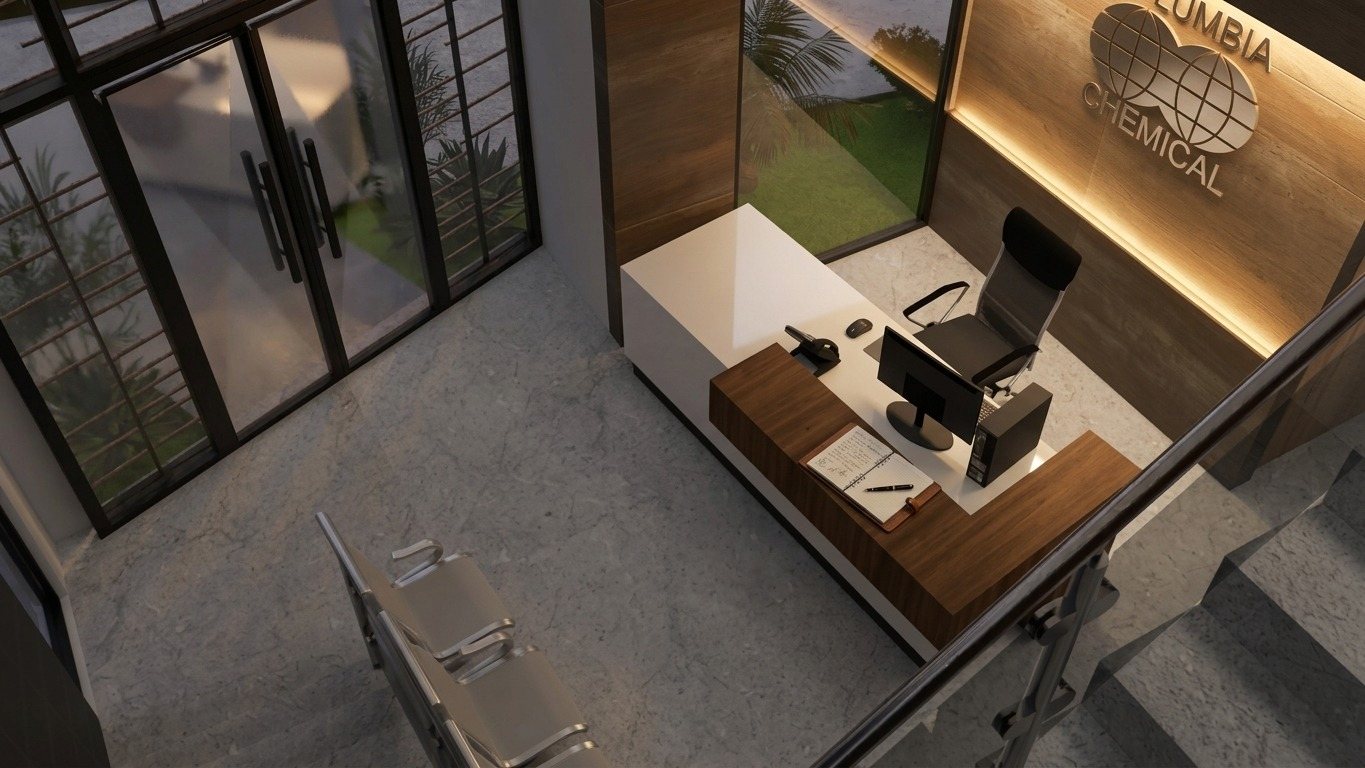 Residencia Cumbres — escalera principal con mármol Calacatta
