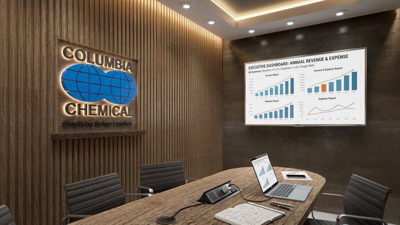 Render de oficina de dirección con librería y vista a almacén — proyecto arquitectónico CIMTRA Monterrey